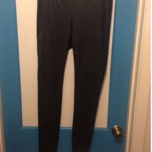 Romeo & Juliet Couture Faux Black Leather Pants L